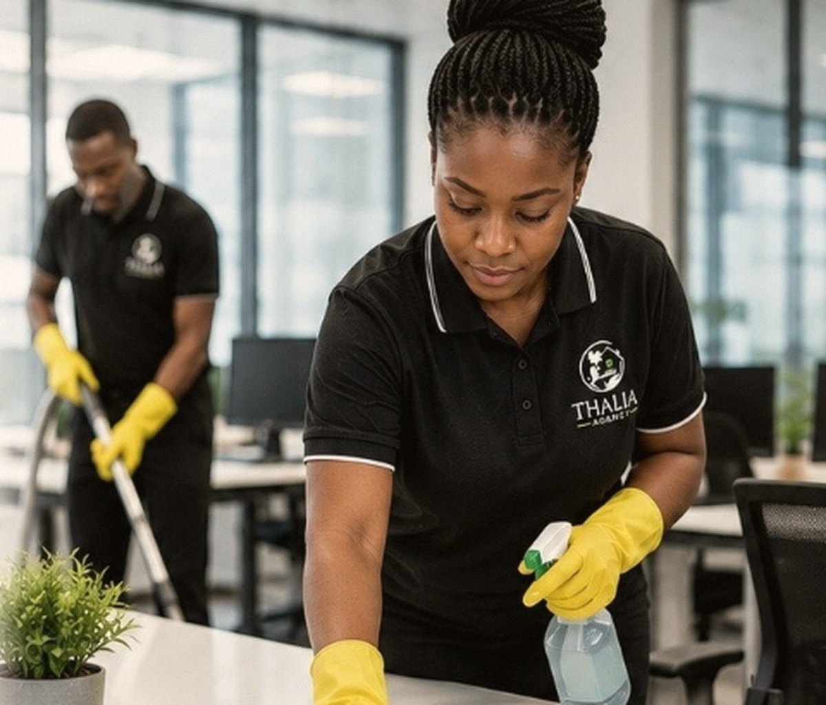 Thalia Agency cleaning team